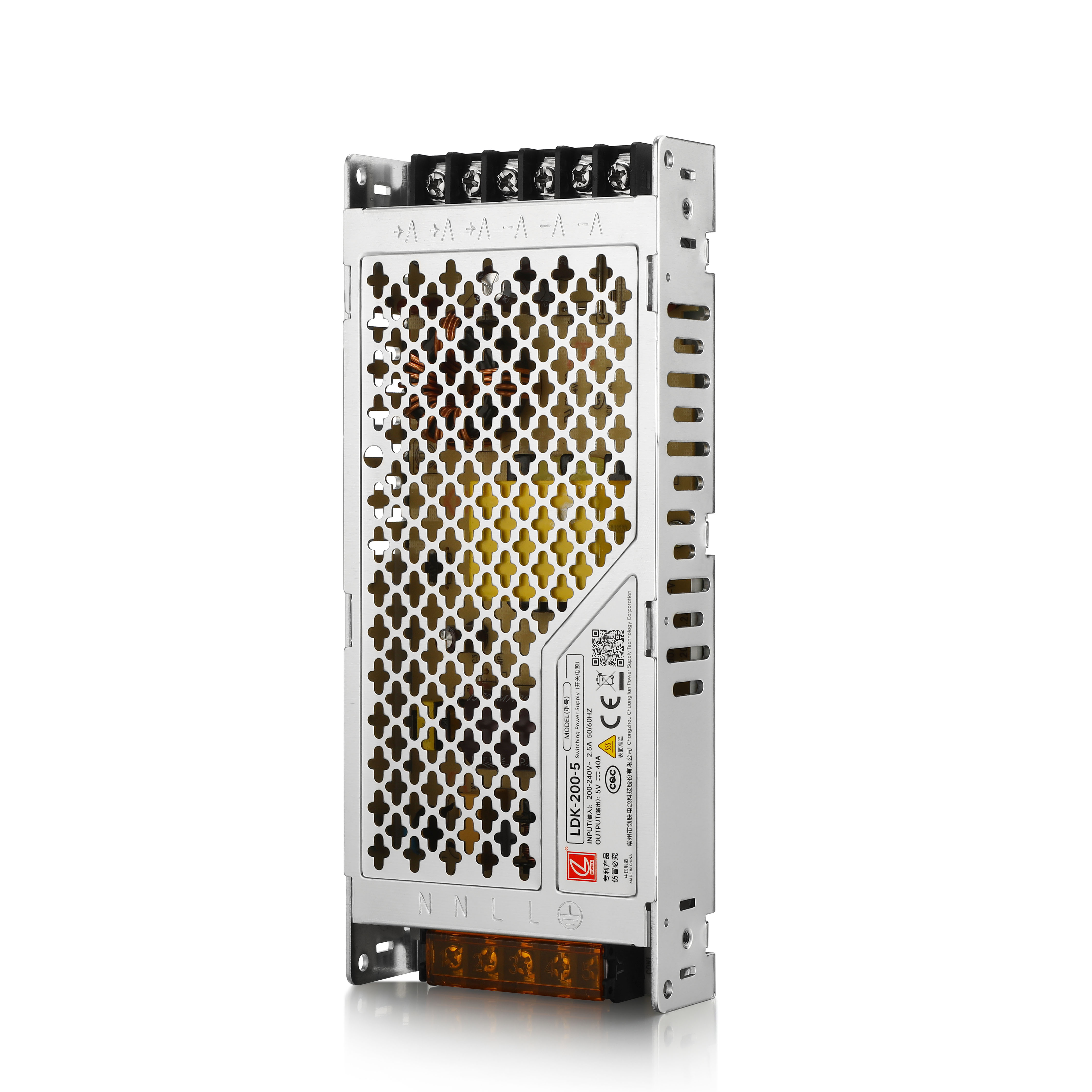 LDK200 مصدر طاقة شاشة PFC LED رفيع للغاية