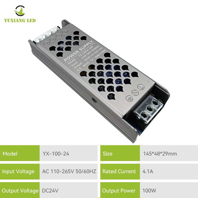 24v 100w Led Linear Lighting Power Supply